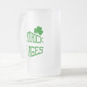 Shamrock van Ages Matglas Bierpul (Voorkant links)