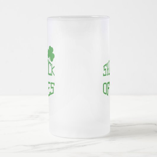 Shamrock van Ages Matglas Bierpul (Center)