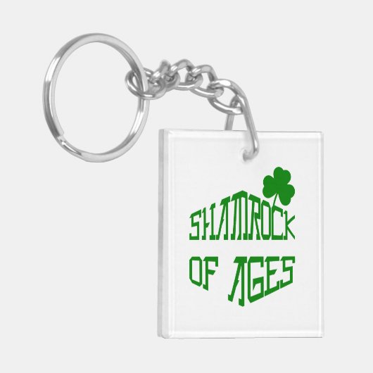 Shamrock van Ages Sleutelhanger (Voorkant Links)