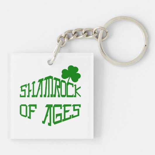 Shamrock van Ages Sleutelhanger (Achterkant)