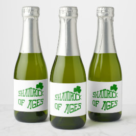 Shamrock van Ages Sparkling Wijnetiket