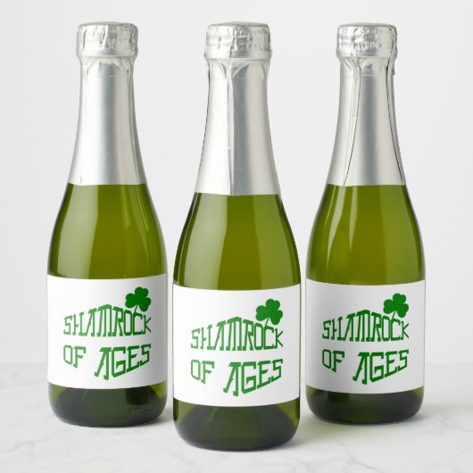 Shamrock van Ages Sparkling Wijnetiket (Flessen)