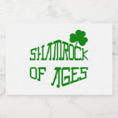 Shamrock van Ages Sparkling Wijnetiket (Enkel label)