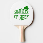 Shamrock van Ages Tafeltennisbatje (Achterkant)