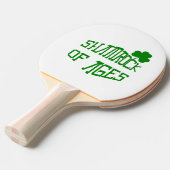 Shamrock van Ages Tafeltennisbatje (Voorkant Gekanteld)