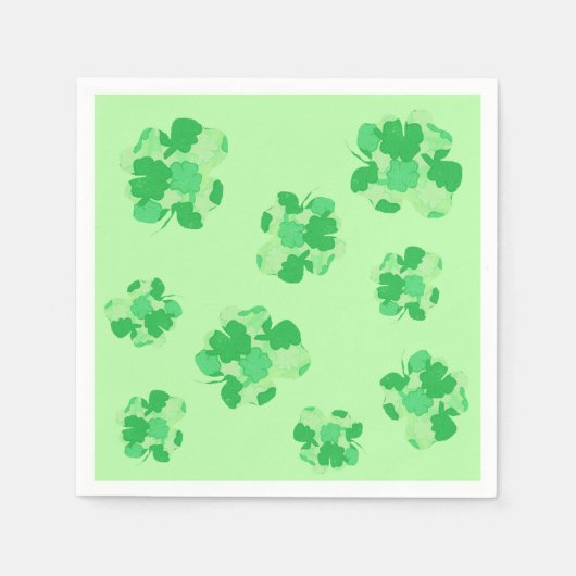 Shamrock van Shamrocks Papieren servetten (Voorkant)