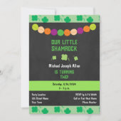 Shamrock verjaardagsuitnodiging kaart (Voorkant)