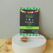 Shamrock verjaardagsuitnodiging kaart