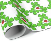 Shamrock, vier bladklavers en cadeaubonnen voor ha cadeaupapier (Rol Hoek)
