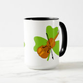 Shamrock viool mok (Voorkant rechts)