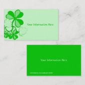 Shamrock Visitekaartje (Voorkant / Achterkant)