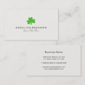 Shamrock Visitekaartje (Voorkant / Achterkant)