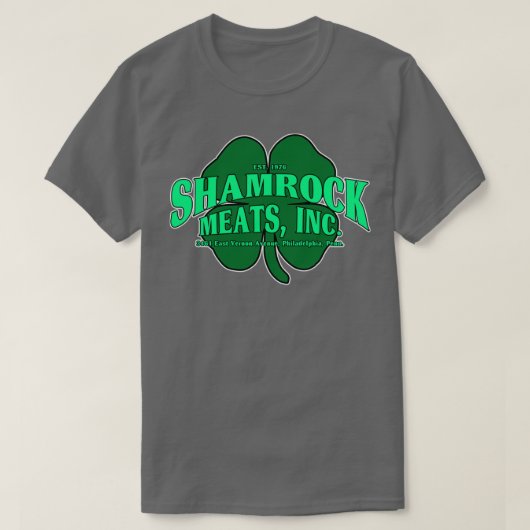 Shamrock Vlees van Rocky T-shirt (Design voorkant)