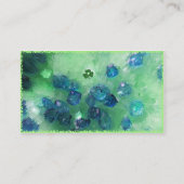 Shamrock voelt geluk! Sjabloon Visitekaartje (Achterkant)