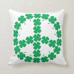 Shamrock Vredessymbool Kussen