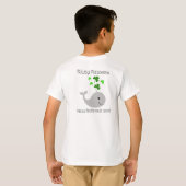 Shamrock Whale Kinderen T-Shirt (Achterkant volledig)