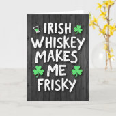 Shamrock Whiskey Fun Kaart (Gele Bloem)