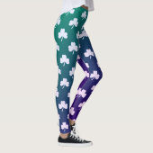 Shamrock White Blue Green Ombre Leggings (Rechts)