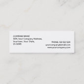 Shamrock White 'VIP PASS' visitekaartje skinny (Achterkant)