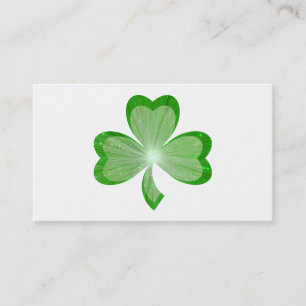 Shamrock White visitekaartje