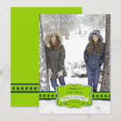 Shamrock Wish-fotokaart (Voorkant / Achterkant)