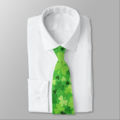 Shamrock "Woven Cloth" St. Patrick's Day Stropdas (Gebonden)