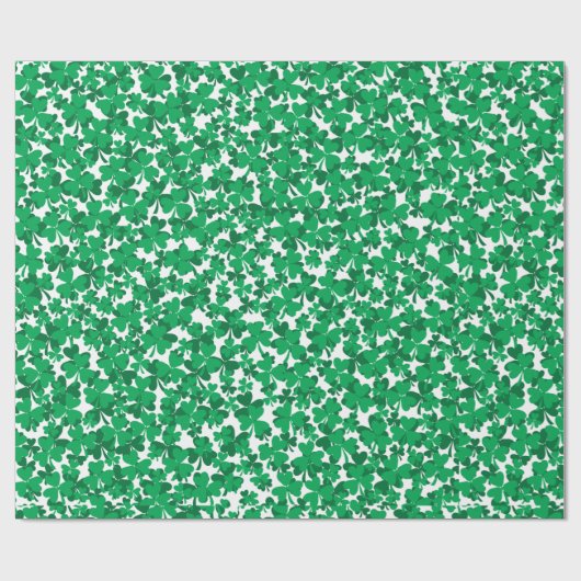 Shamrock Wrapping Paper Cadeaupapier (Vlak)