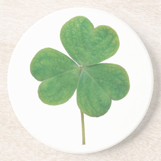 Shamrock Zandsteen Onderzetter (Voorkant)