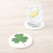 Shamrock Zandsteen Onderzetter (Zijkant)