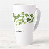 Shamrockboeket, St. Patrick's Day Latte Mok (Rechterhoek)