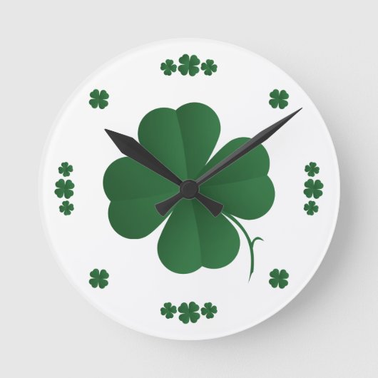 Shamrocken Ronde Klok (Voorkant)