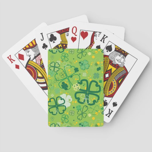 Shamrockin. Pokerkaarten (Achterkant)