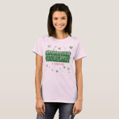 Shamrockin' Secretary Fun St. Patrick's Day T-shirt (Voorkant volledig)