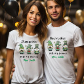 "Shamrockin' with My Gnomies" Gepersonaliseerd T-s T-shirt