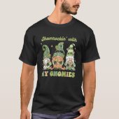 Shamrockin' with my Gnomies St Patricks Day T-shirt (Voorkant)