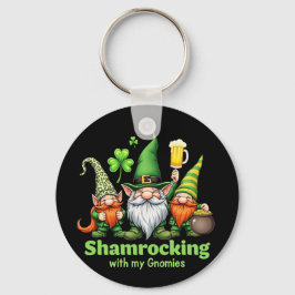 Shamrocking beroemd gemaakt door My Gnomies Funny  Sleutelhanger