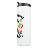 Shamrocking With My Gnomies Funny St Patrick's Day Thermosbeker (Geroteerd rechts)