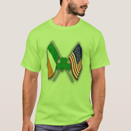 Shamrock'n USA & IRISH Flags T-shirt