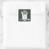 ShamRockOn Vierkante Sticker (Tas)