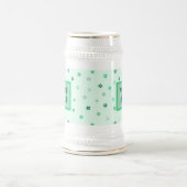 Shamrocks 4-leafed clovers - Donkere tot lichte Gr Bierpul (Center)