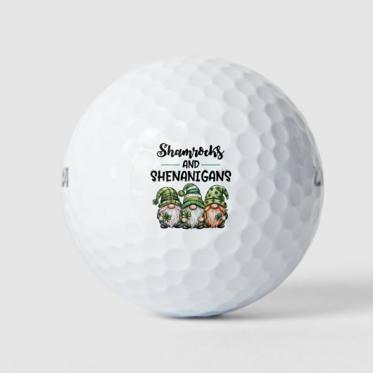 Shamrocks and Shenanigans Golfballen (Voorkant)
