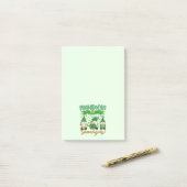 Shamrocks and Shenanigans St Patrick's Day Lucky Post-it® Notes (Op bureau)