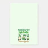 Shamrocks and Shenanigans St Patrick's Day Lucky Post-it® Notes (Voorkant)