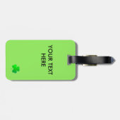 Shamrocks Bagagelabel (Achterkant horizontaal)