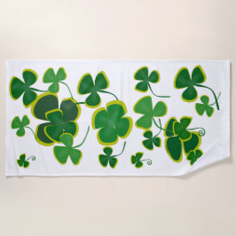Shamrocks Beach Towel Strandlaken