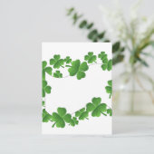 Shamrocks Briefkaart (Staand voorkant)