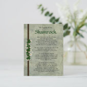 Shamrocks Briefkaart (Staand voorkant)