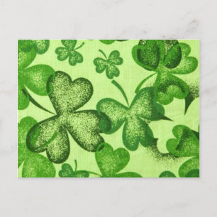 Shamrocks - Briefkaart Uitnodiging