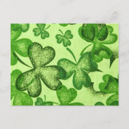 Shamrocks - Briefkaart Uitnodiging