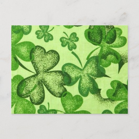 Shamrocks - Briefkaart Uitnodiging (Voorkant)